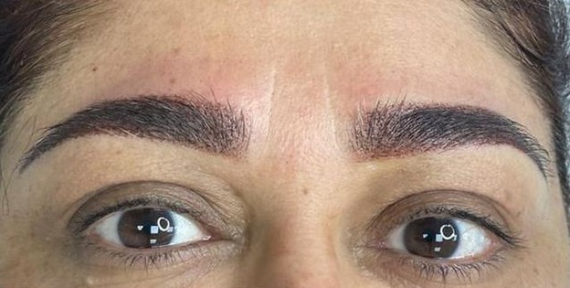 Brow shaping after